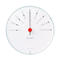 Arne Jacobsen Wall Clock Bankers 120mm Hygro (湿度計)